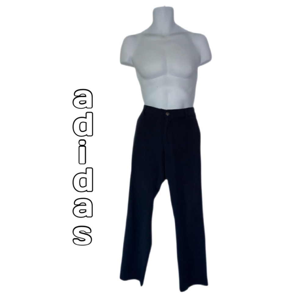 Adidas Golf Pants Men’s 34x30 Navy Blue Performance Flat Front AF2715